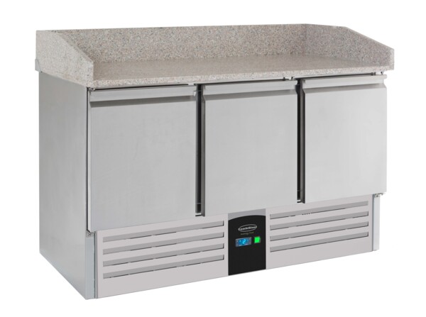 Combisteel Pizza Counter 3 Door, 400L, Energy Line with Evaporator