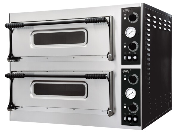 Combisteel Double Pizza Oven 2x4, 9.4kW Electric, 32cm Capacity