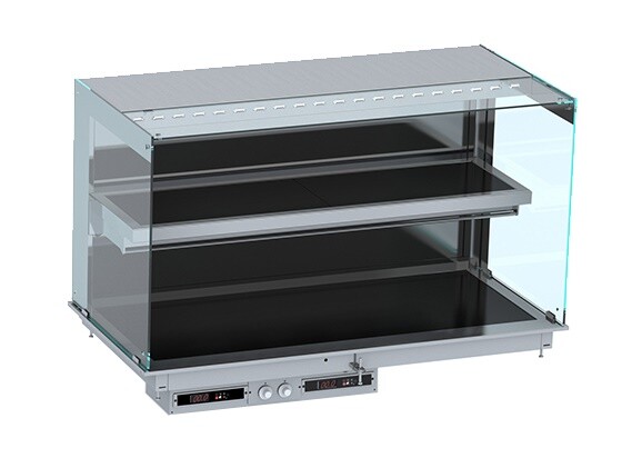 Combisteel Drop-In Heated Ceramic Display Wall 4/1 GN, 4.52kW
