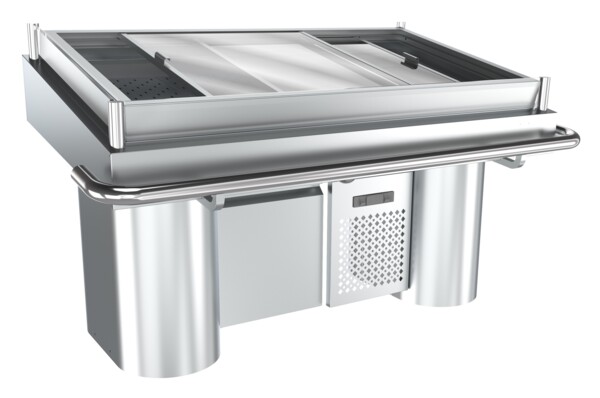 Combisteel Refrigerated Fish Counter 1700mm, Static Cooling, Digital Display