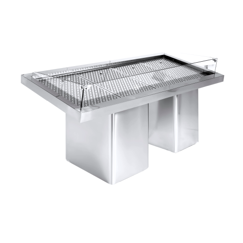 Combisteel Fish Display Self-Service 1.9m, Open Front, Mobile