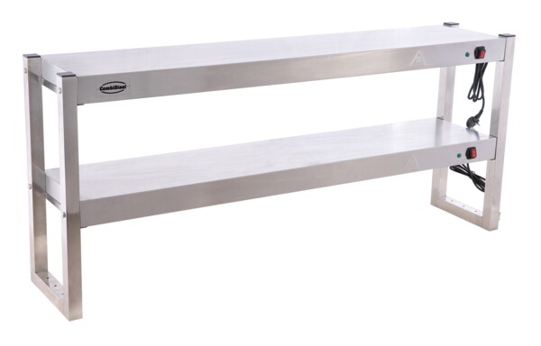 Combisteel Halogen Heated Overshelf 2 Levels, 1500mm, 2.4kW