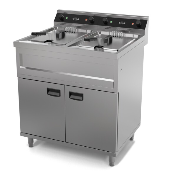 Combisteel Electric Fryer 2x12L Double Tank, 18kW Entry Line 700