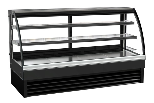 Combisteel 2000 Cold Display Round, 400L, Curved Glass
