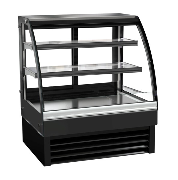 Combisteel 900 Cold Display Round, 175L, Curved Glass