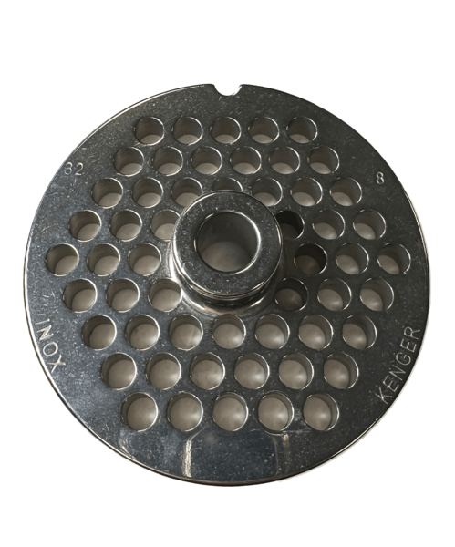 Combisteel 8mm Grinder Plate for Meat Grinder 32, 750kg/h