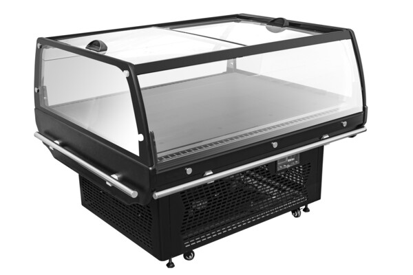 Combisteel Cooling Island with Glass Cover 1.3m, 190L Capacity