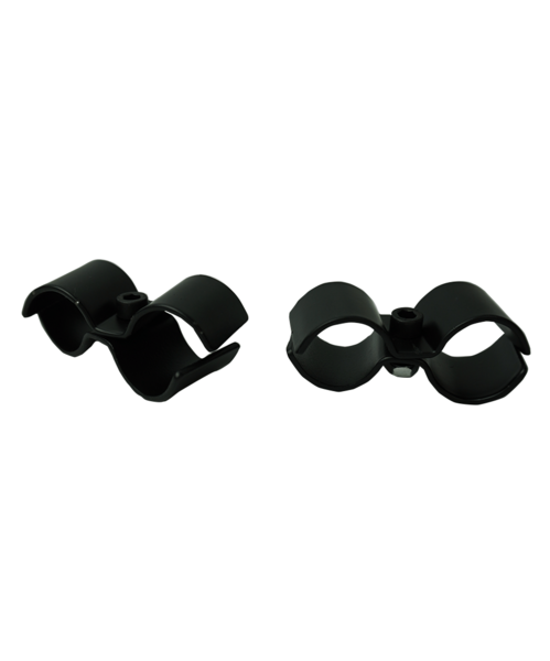 Creative Kitchen Pole Clamps Set of 2, Black for 7530 Series