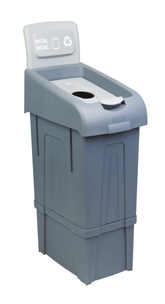 Recycling Waste Bin Metal 80L, 1050mm Height Commercial