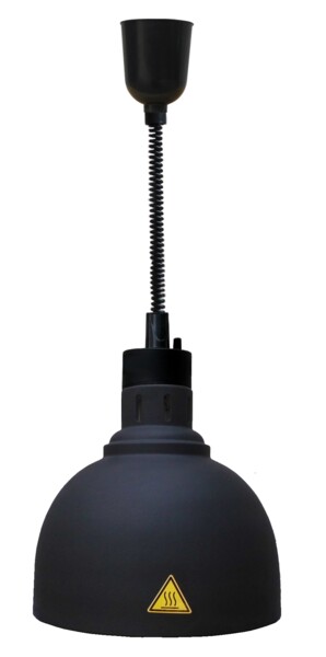 Combisteel Telescopic Heat Lamp CH-04 Black, 0.25kW, Adjustable Height