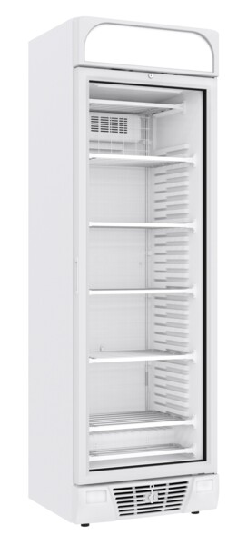 Combisteel Glass Door Freezer 382L, LED Display, Static Cooling