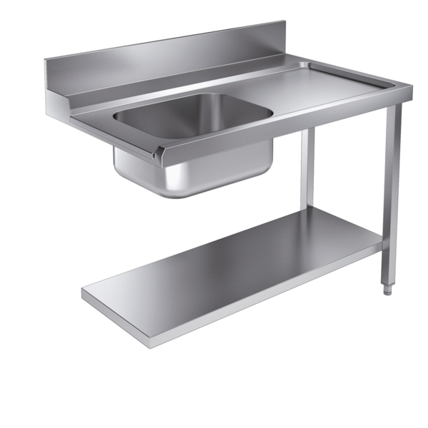 Combisteel Entry Table Bottom Shelf 1200mm Right, 800mm Deep