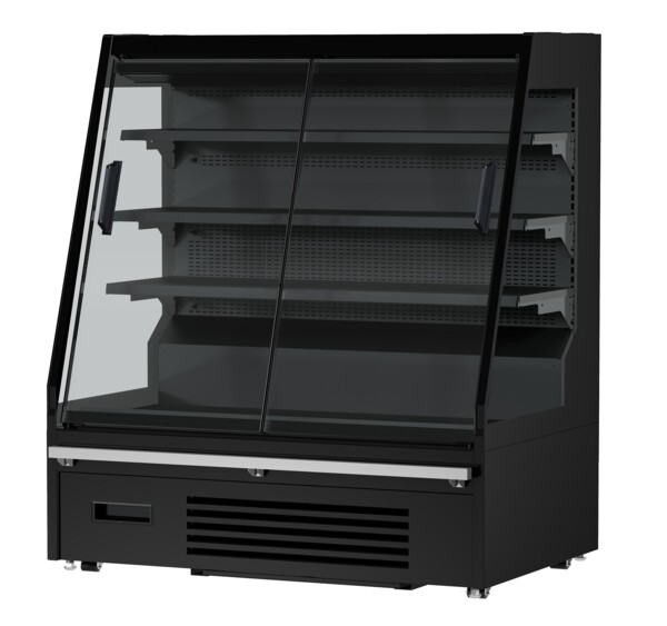 Combisteel Maikel 1.3 Wall Mounted Display Cooler, 310L, Black