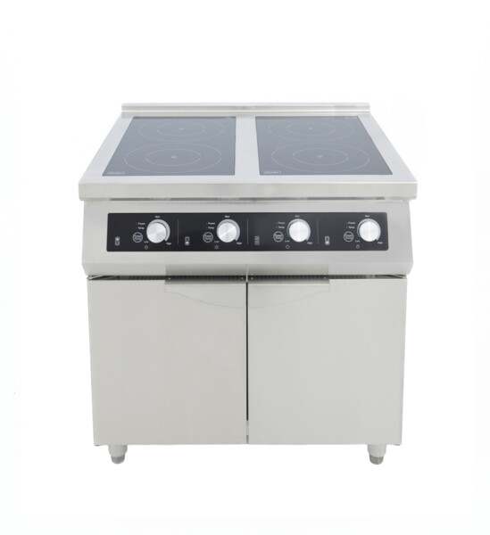 Banks D8070FS4 Freestanding 4 Burner Induction Cooker 800mm 3 Phase