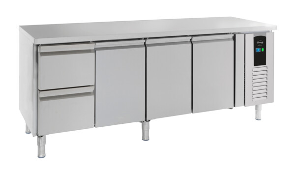 Combisteel Energy Line Refrigerated Counter 3 Doors 2 Drawers, 344L