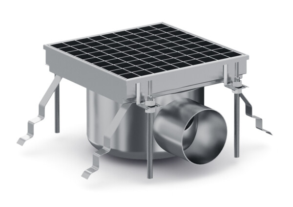 Combisteel Floor Grid 200x200mm, Stainless Steel Drainage Grid