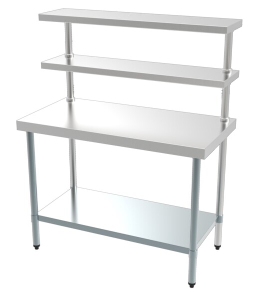 Commercial Workstation 600x1500mm, 180kg Top Load Capacity