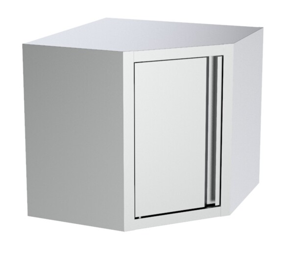 Combisteel Corner Wall Cupboard 700mm, Stainless Steel