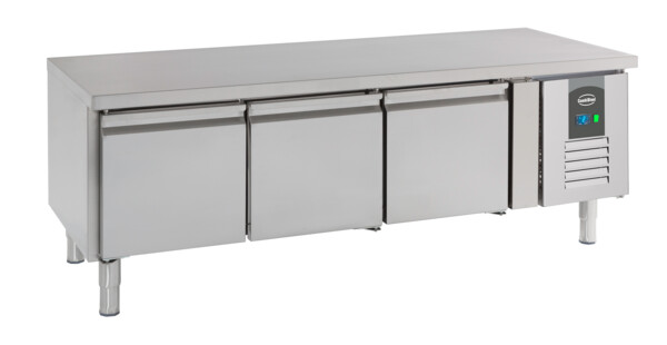 Combisteel 3-Door Refrigerated Counter 302L, 650mm Height