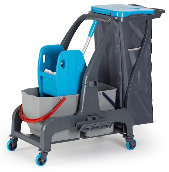 PROCART JET 735S Cleaning Trolley, 70L Waste Bag, 2x25L Buckets