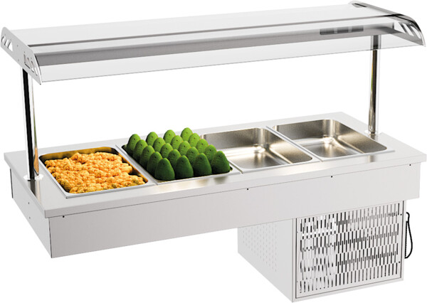 Combisteel Drop-In Refrigerated Unit 4/1, 4x GN 1/1, 1500mm