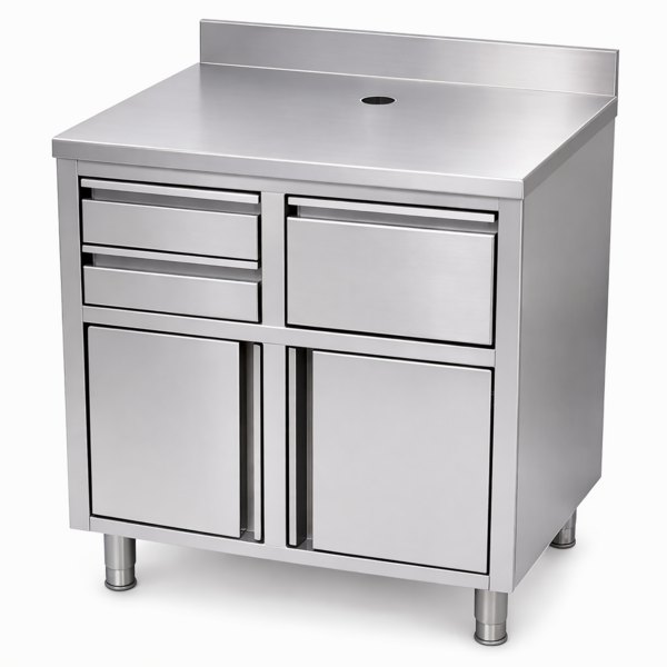 Combisteel Stainless Steel Coffee Worktable 1000x600mm