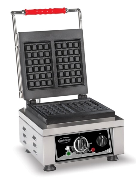 Combisteel Electric Waffle Maker 2.2kW, Dual 80x160mm Grids