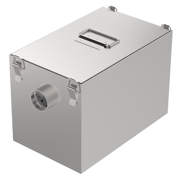 Stainless Steel Grease Trap 140L, 800x500mm, AISI 304