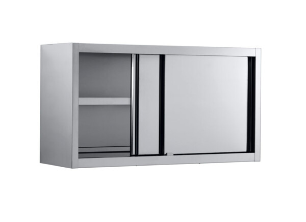 Combisteel Wall Cupboard Sliding Doors 2000mm, Stainless Steel