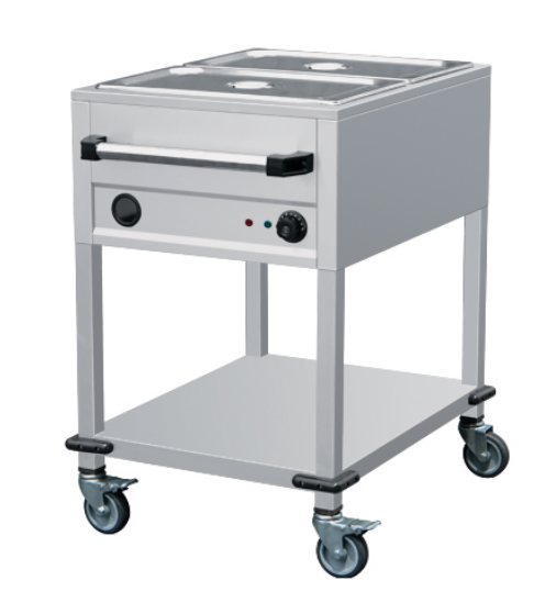 Combisteel Bain-Marie Trolley 2x GN 1/1, Mobile, 1.5 kW