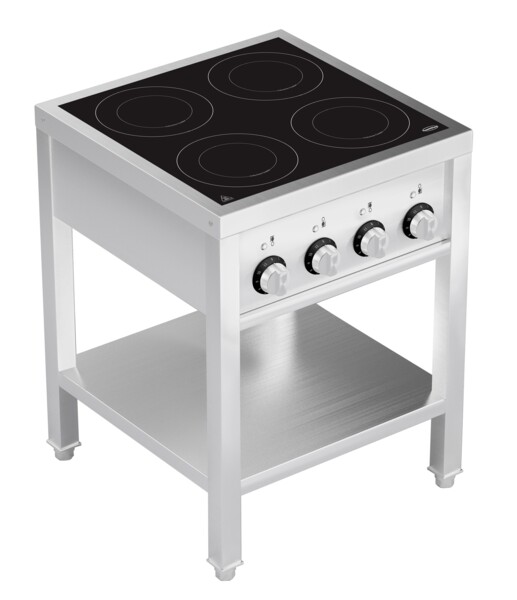 Combisteel 4 Hob Induction Stove, 14 kW, Open Frame Freestanding